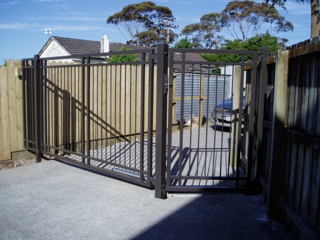 Steel gates